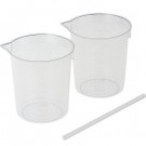 Mineshima Japan Beaker set 300cc 2pcs, MNSTM-21, by MINESHIMA