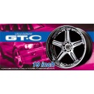 Aoshima 1/24 Volk Racing GT-C 19 inch  (4 wheels & tires), AOS54611, by AOSHIMA