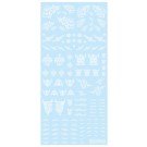 HI Q PARTS 1/12 TATTOO DECAL 02 SKULL CLEAR WHITE (1PCS)  , HIQ74490, by HI Q PARTS