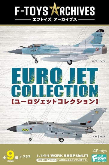 F-Toys 1/144 F-toys Archives Euro Jet Collection 1Box 10pcs, FTS09295, by F-Toys