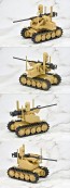 TOMYTEC 1/12 Little Armory [LD049] UGV Armed Robot System 2: Caliber Carrier, TMT29985, by TOMYTEC