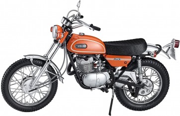 Hasegawa 1/10 Yamaha Trail DT250 "Mandarin Orange", HAS23296, by HASEGAWA