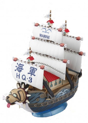 One Piece Great Ship (Grand Ship) Collection 08 Garp warship  Bandai Plastic KIT, BAN36618, by BANDAI