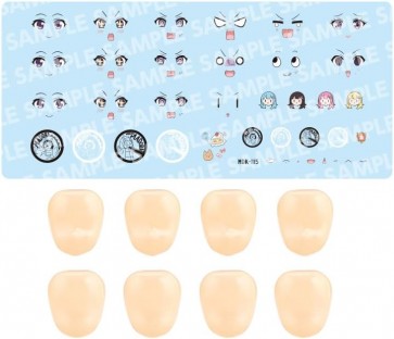 Kotobukiya 1/10 Customized Face & Decal Set Vol.5 [Designed by Raguhonoerika For Madoka Yuki A] (Sousai Shojo Teien), KBY66131, by KOTOBUKIYA