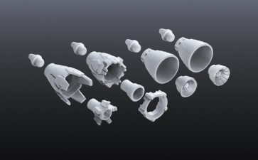 BANDAI  1/144 Builders Parts: MS Vernier 01, BAN0176498, by BANDAI