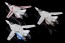 MAX Factory 1/72 PLAMAX PX07 VF-1A Fighter Valkyrie Vermillion Platoon (Maximilian Jenius / Hayao Kakizaki) (Macross), MAX13847, by MAX FACTORY