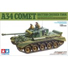 Tamiya 1/35 MM No.380 BRITISH CRUISER TANK A34 COMET, TAM53804, by TAMIYA