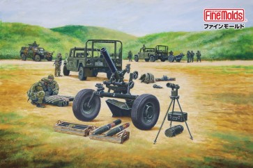 Fine Molds 1/35 Military JGSDF 120mm Heavy Mortar Towing Truck RT Mortar, FIN50590, by Fine Molds