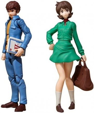 MegaHouse G.M.G Mobile Suit Gundam Earth Federation Forces 07 Amuro Ray & Fraw Bow, MEG35056, by MEGAHOUSE