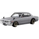 Aoshima 1/32 The Snap Kit No.09-SP1 Nissan Skyline 2000GT-R Custom Wheel (Silver), AOS64702, by AOSHIMA