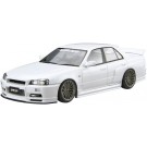 Aoshima 1/24 The Tuned Car No.04 URAS ER34 SKYLINE TYPE-R '01(NISSAN)  , AOS55342, by AOSHIMA