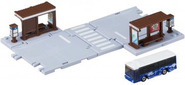 TAKARA TOMY Tomica Town Bus Stop (with Tomica), TAK09614, by TAKARA TOMY