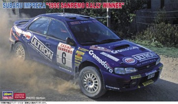 Hasegawa 1/24 Subaru Impreza "1995 Sanremo Rally Winner", HAS05741, by HASEGAWA