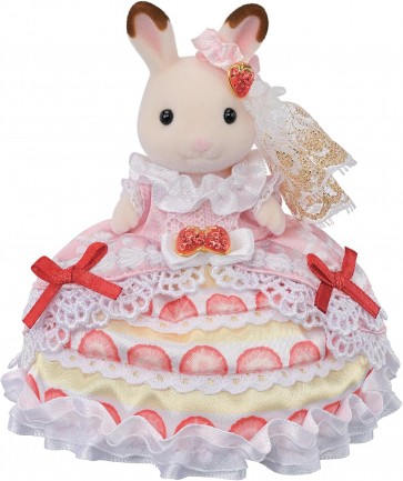 Epoch Sylvanian Families Happy Birthday Flare Strawberry Cake Dress, EPC59458, by Epoch