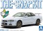 Aoshima 1/32 The Snap Kit No.11-B Nissan R34 Skyline GT-R (White)  , AOS62517, by AOSHIMA