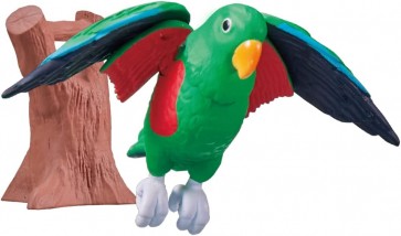 TAKARA TOMY Ania Adventure Continent Ania Kingdom Eddie (Bald Eagle Parrot), TAK02003, by TAKARA TOMY