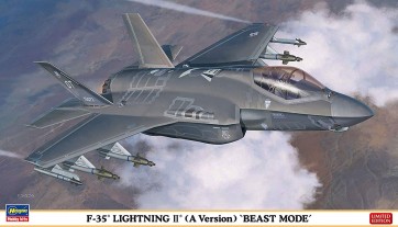 Hasegawa 1/72 Hasegawa Limited Series F-35 LIGHTNING II (TYPE A) BEAST MODE  , HAS23154, by HASEGAWA