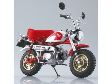 Aoshima SKYNET 1/12 Honda Monkey SPECIAL SHASTA WHITE x CANDY ALAMOANA RED, AOS11710, by AOSHIMA