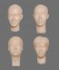 Atelier IT  1/20 Real Head 4guys  resin kit figure, AITRH01, by Atelier IT
