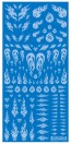 HI Q PARTS 1/12 TATTOO DECAL 03 FIRE CLEAR WHITE (1PCS)  , HIQ74506, by HI Q PARTS