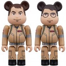 Medicom Toy BE@RBRICK GHOSTBUSTERS 100% 2PC SET RAYMOND STANTZ/EGON SPENGLER  , MED86274, by MEDICOM TOY