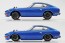 Aoshima 1/32 Raku-Pla Snap Kit No.15CU-BE Nissan S30 Fairlady Z custom (blue metallic), AOS00032, by AOSHIMA