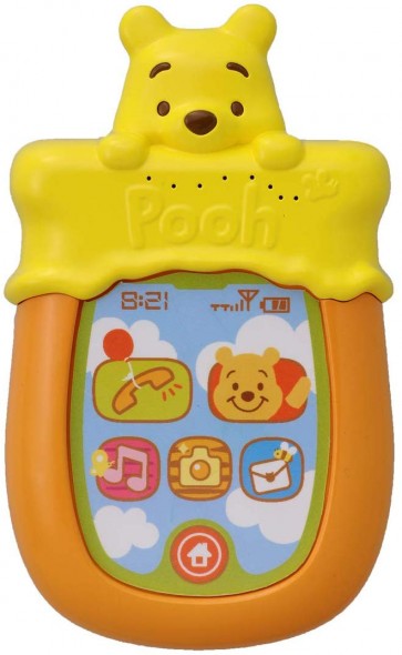 TAKARA TOMY Disney Dear Little Hands Talking Melody Smartphone Winnie the Pooh  , TAK47275, by TAKARA TOMY