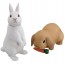 TAKARATOMY Ania AS-34 Rabbit (Japanese White Rabbit & Lop Ear) , TAK19524, by TAKARA TOMY