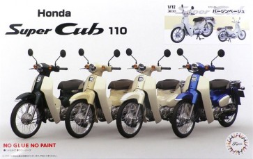 Fujimi 1/12 Fujimi 1/12 Motorcycle Series HONDA SUPER CUB 110 (VIRGIN BEIGE)  , FUJ41817, by FUJIMI
