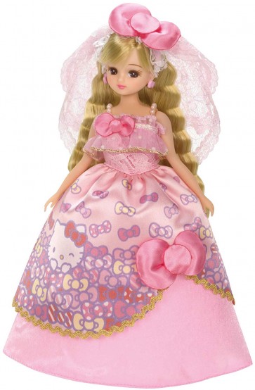 TAKARATOMY LICCA-CHAN: LD-13 HELLO KITTY LOVE WEDDING DRESS LICCA-CHAN , TAK19062, by TAKARA TOMY