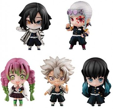 MegaHouse DEMON SLAYER: KIMETSU NO YAIBA:TANJIRO AND PILLARS MASCOT SET B  , MEG29031, by MEGAHOUSE