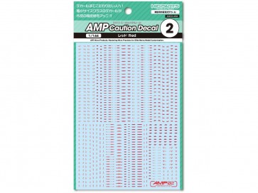 HI Q PARTS 1/144 AMP02 Caution Decal Red (1pc), HIQ80101, by HI Q PARTS