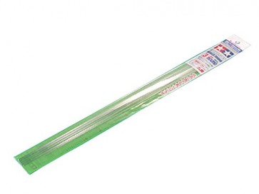 TAMIYA Clear soft plastic material 3mm round bar (5 pieces), TAM70159, by TAMIYA