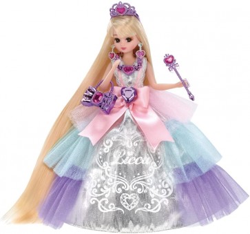 TAKARA TOMY Licca-chan Dream Fantasy Platinum Long Princess Licca-chan, TAK11938, by TAKARA TOMY