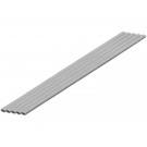 Wave Plastic = Material (Gray) Elongated Round Pipe 3 x 6 mm 5pcs, WAV24210, by WAVE