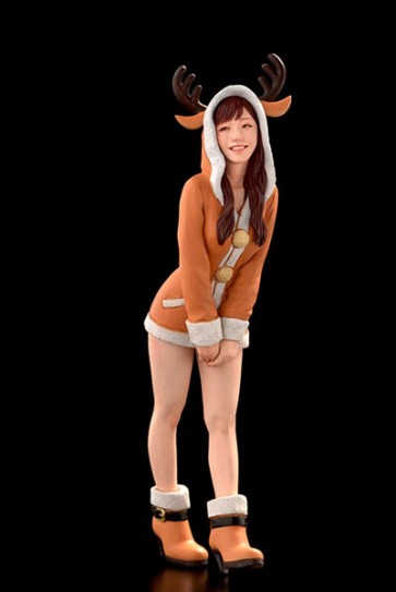 Brick Works Machinen Kreger 1/20 Caribou Girl  Ma.k resin kit figure, BRC60247, by BRICK WORKS