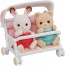 Epoch Sylvanian Families - Twin Baby Buggy  , EPC62509, by Epoch