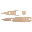 Fujimi Wood Deck Seal for 1/700 IJN Battleship Hiei (w/Ship Name Plate)   , FUJ33165, by FUJIMI