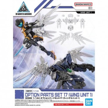 Bandai 1/144 30MM Option Parts Set 17 (Wing Unit 1), BAN74234, by BANDAI