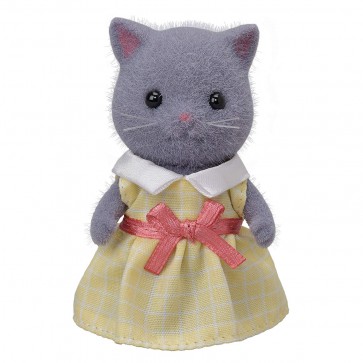 Epoch SYLVANIAN FAMILIES: PERSIAN CAT GIRL (GRAY) , EPC40548, by Epoch