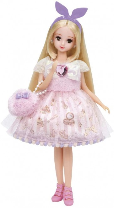 TAKARA TOMY Licca-chan Yumeiro Dress Set Make Happy  , TAK72888, by TAKARA TOMY