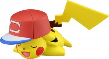 TAKARATOMY Pocket Monsters Moncolle Monster Collection EX EMC_ 25 Ash's Pikachu (Alola Cap Ver.) , TAK99242, by TAKARA TOMY