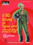 Ma.k 1/20 Soviet jet fighter pilot with high-altitude pressurized suit  resin kit, mkt31021, by Makoto Models