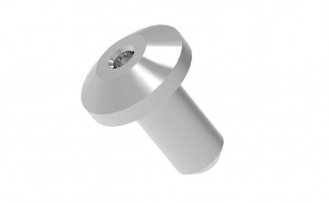 HI Q PARTS BL rivet 1.00mm siver 50qties  , HIQ74742, by HI Q PARTS
