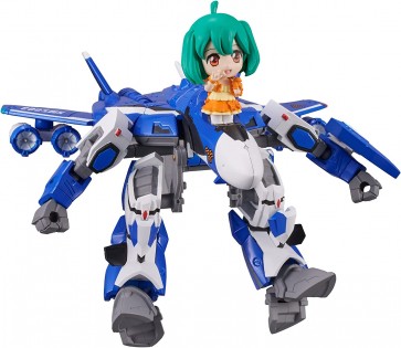 Bandai TINY SESSION VF-25G Messiah Valkyrie (Michael machine) with Ranka, BAC38960, by BANDAI