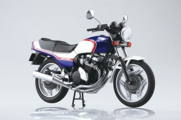 Aoshima Skynet 1/12 Complete Motorcycle Model Honda CBX400F Pearl/Candy Blue, AOS11598, by AOSHIMA