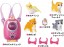 TAKARA TOMY Licca-chan Dog Backpack & Full Set of Pets, TAK12842, by TAKARA TOMY