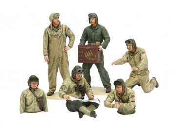 Tamiya 1/35 MM Series 347 American Tank Soldier Set (Europe Front) , TAM53477, by TAMIYA