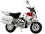 Fujimi 1/12 BIKE Series No.15 Honda Moneky White Police Motorcycle Style  , FUJ41480, by FUJIMI