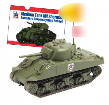 Platz 1/56 Girls und Panzer Otegoro Mokei Senshadou M4 Sherman Saunders University High School [das Finale Part.3 Special Package]  , PLZ75557, by PLATZ
